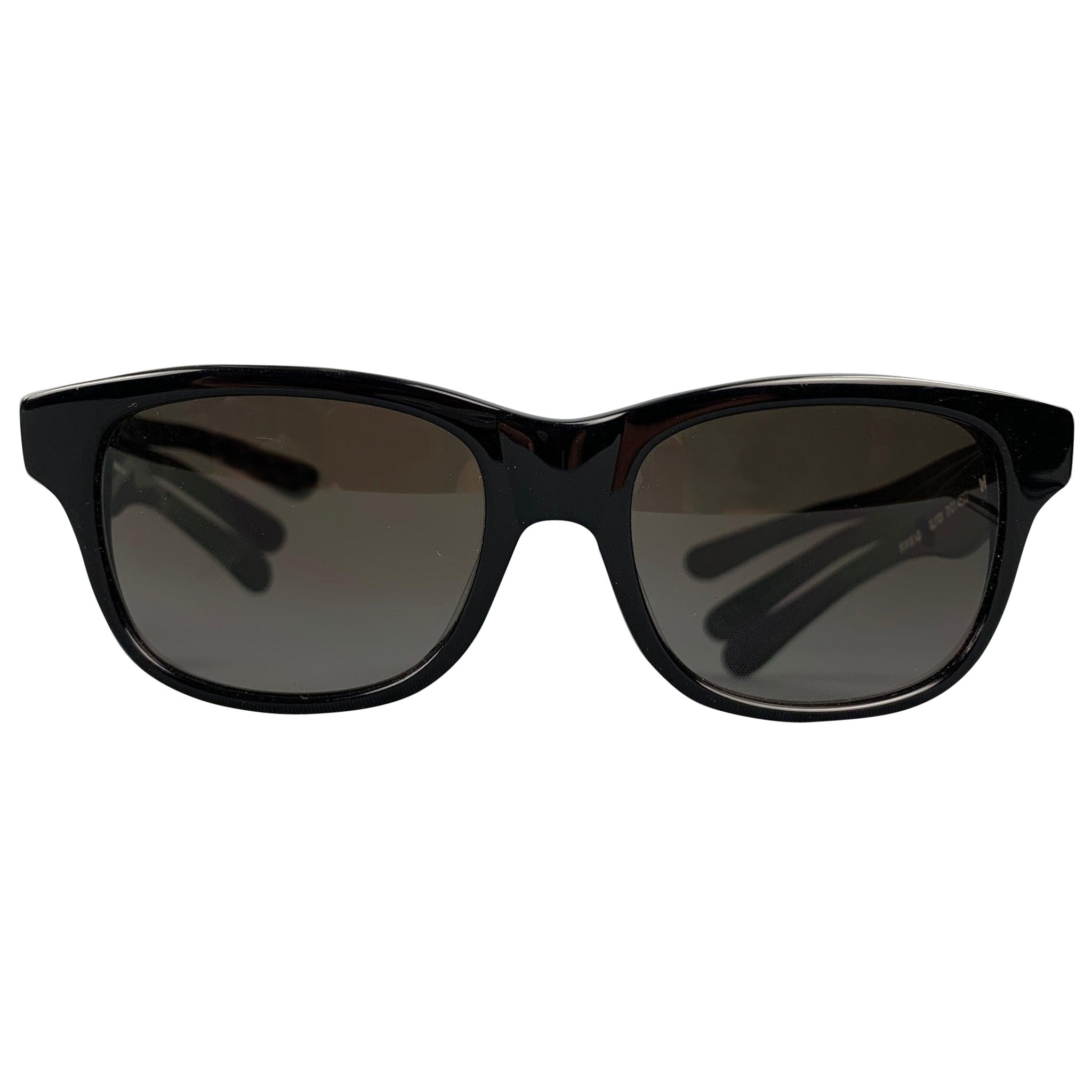 Vintage JEAN PAUL GAULTIER by MIKLI Black Acetate Sunglasses For Sale