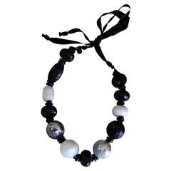 1980s Gucci Hand Sewn Paillette Ball Necklace 12