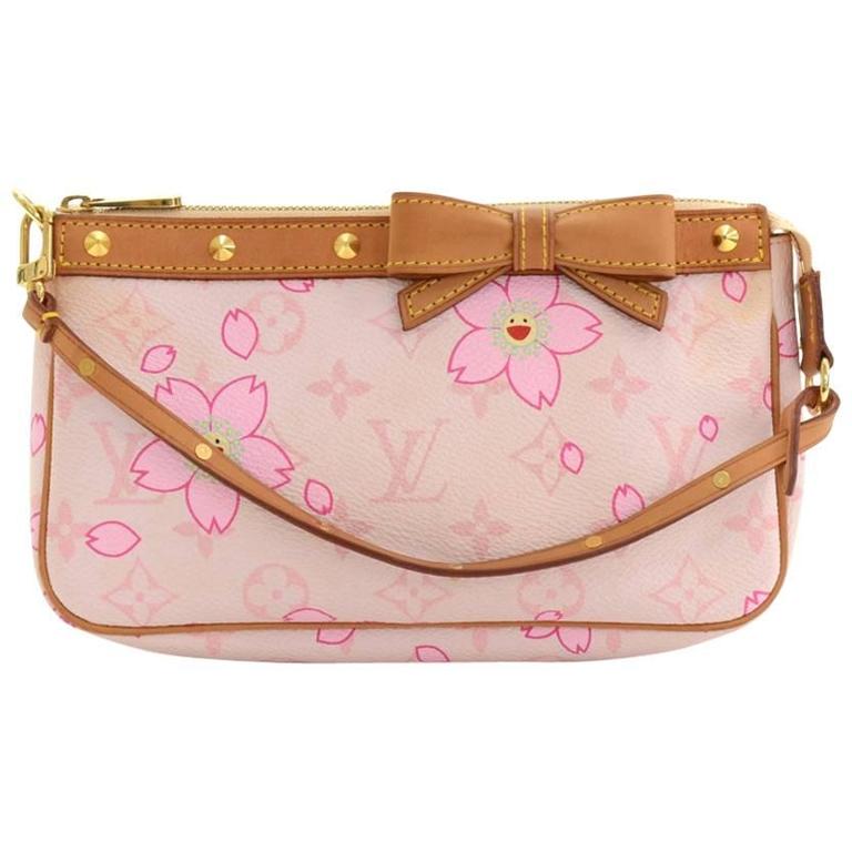 Louis Vuitton Pochette Accessoires Limited Edition Cherry Blossom at  1stDibs