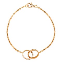 Cartier Love Interlocking Loops 18k Rose Gold Bracelet