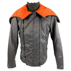 Manteau gris orange en polyamide Y-3 x ADIDAS Taille S