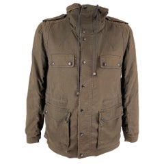 3.1 Phillip Lim Taille L Manteau utilitaire en coton Brown