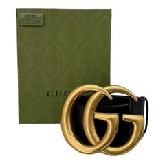 Cintura Gucci GG Marmont Nera