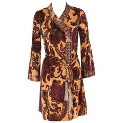 Henri Bendel Paisley Velvet Tunic with Beadwork 3