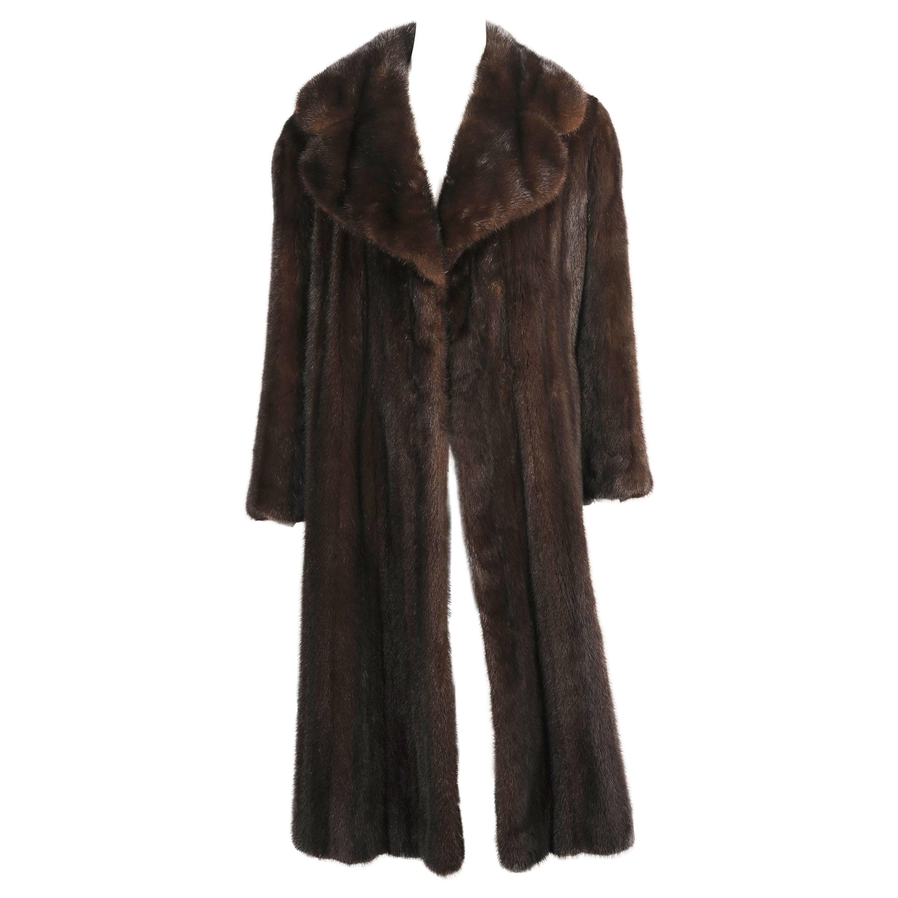 Classic Dark Ranch Mink Coat