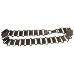 Paco Rabanne Vintage siver links metal belt 6