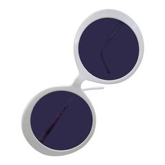 Optical Affairs - Series 6556 - white sunglasses - 1992 