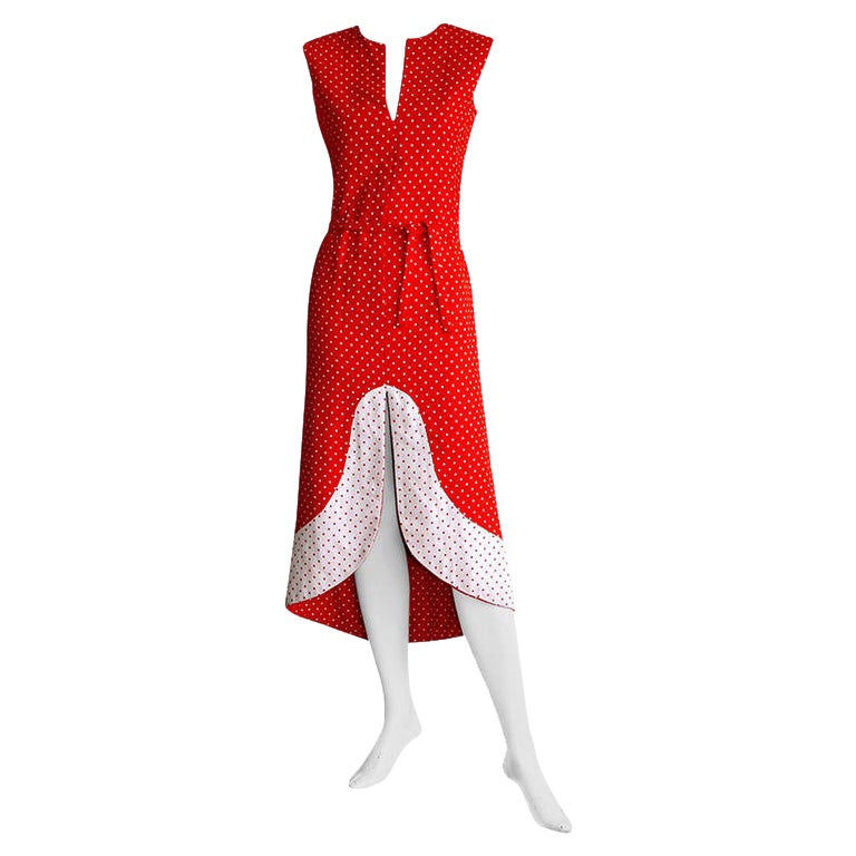 Pierre Cardin Space Age 1960s Vintage Mod Dress