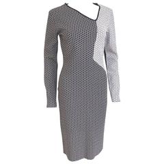 Roland Mouret "Nassau" dress in chain birdseye jacquard knit Dress M