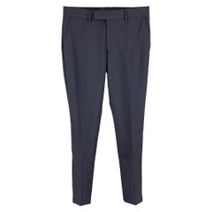 THE KOOPLES - Pantaloni eleganti con zip e mosca in lana e mohair, taglia 28.