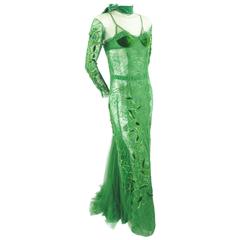Tom Ford Lace Embroidered Dress 7