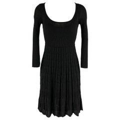 M MISSONI Black  Knitted Size 6 Dress