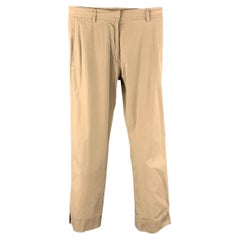 JIL SANDER Größe 2 Taupe Cotton Blend Solid Straight Dress Pants