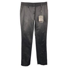 Dolce & Gabbana Taille 2 Pantalon habillé en coton/soie noir