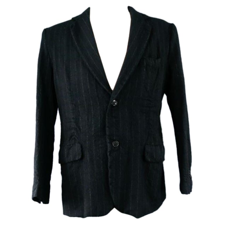 08SIRCUS by Kiminori Morishita 42 Regular Wool Navy Sport Coat For Sale