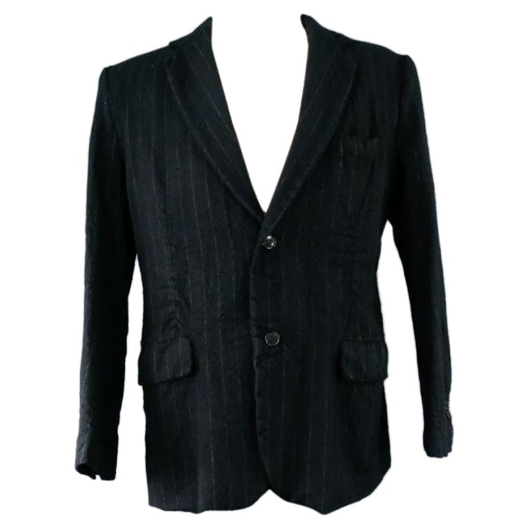 08SIRCUS by Kiminori Morishita 42 Cappotto sportivo regolare in lana navy in vendita