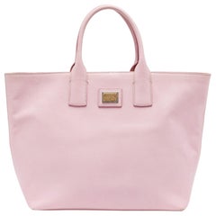 Dolce & Gabbana Pink Leather Miss Escape Tote