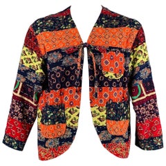 ENGINEERED GARMENTS Taglia L Giacca in cotone a motivi misti multicolore