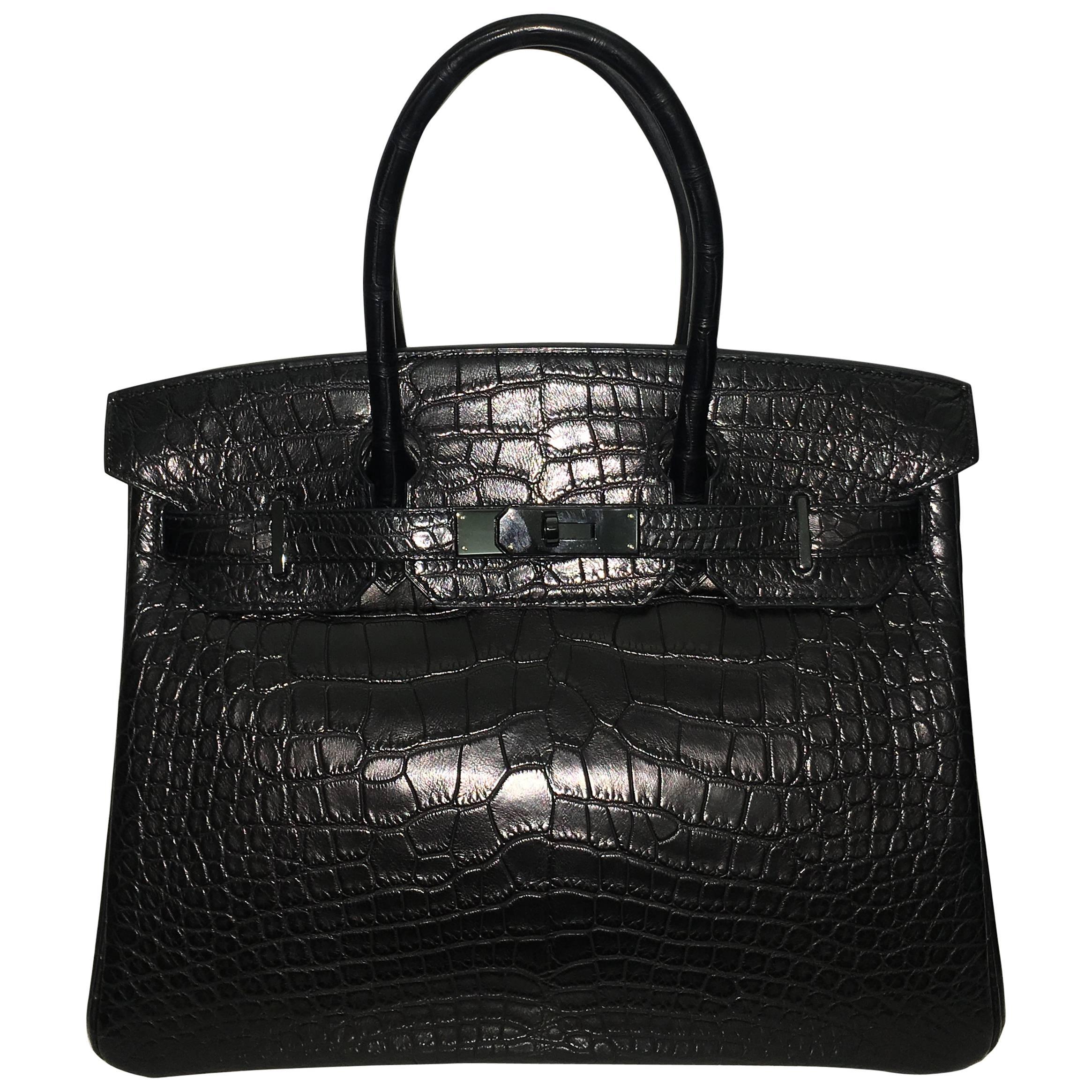 Hermes birkin 30 and kelly 28 matt BLACK GOLD HARWDWARW 