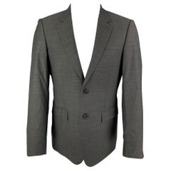 THE KOOPLES Size 40 Charcoal Wool Notch Lapel Sport Coat