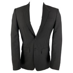 Givenchy Manteau de sport en laine et mohair noir Taille 36