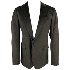 ARMANI COLLEzioni Taille 40 Regular Charcoal Black Heather Sport Coat