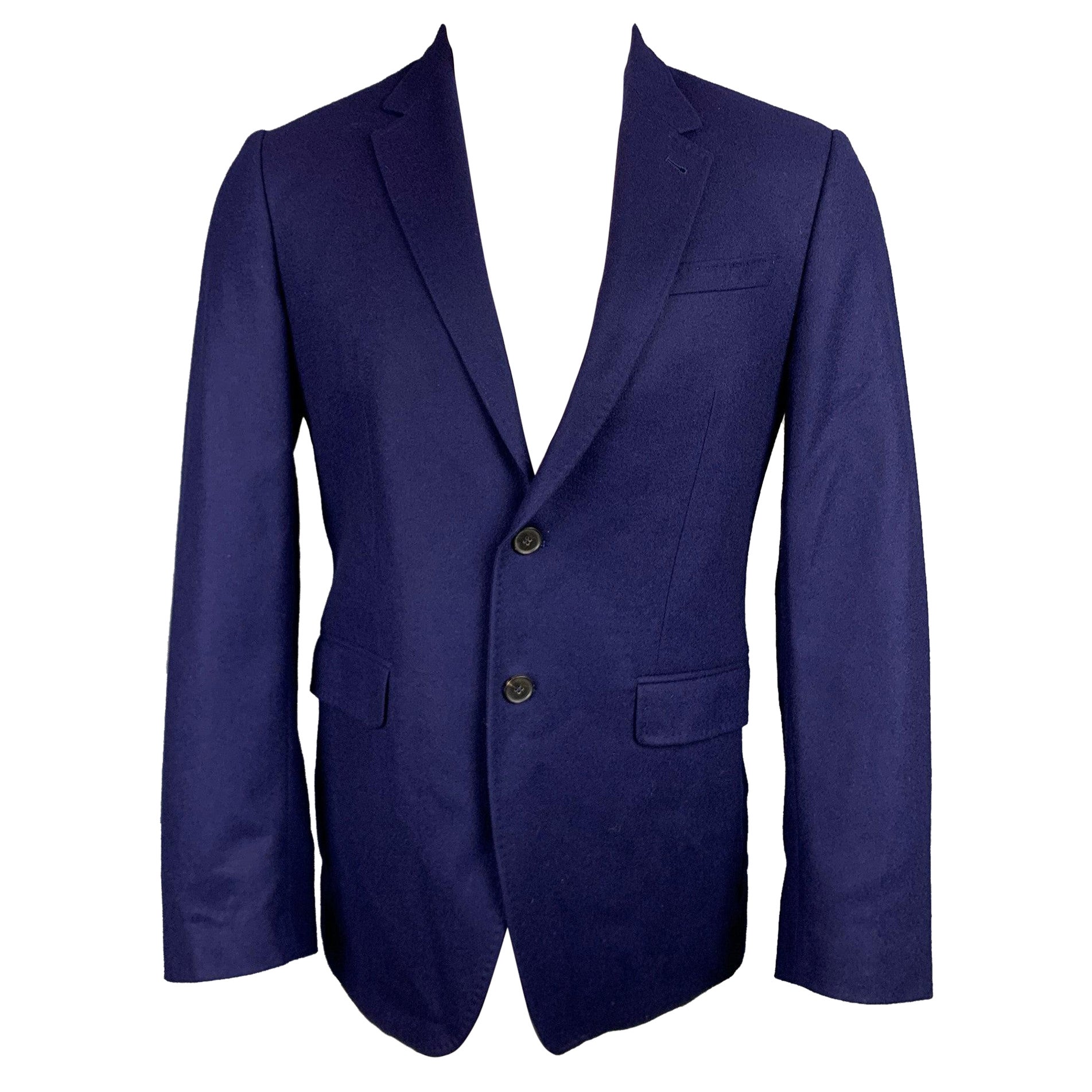 PAUL SMITH The Byard Size 38 Purple Wool Notch Lapel Sport Coat For Sale