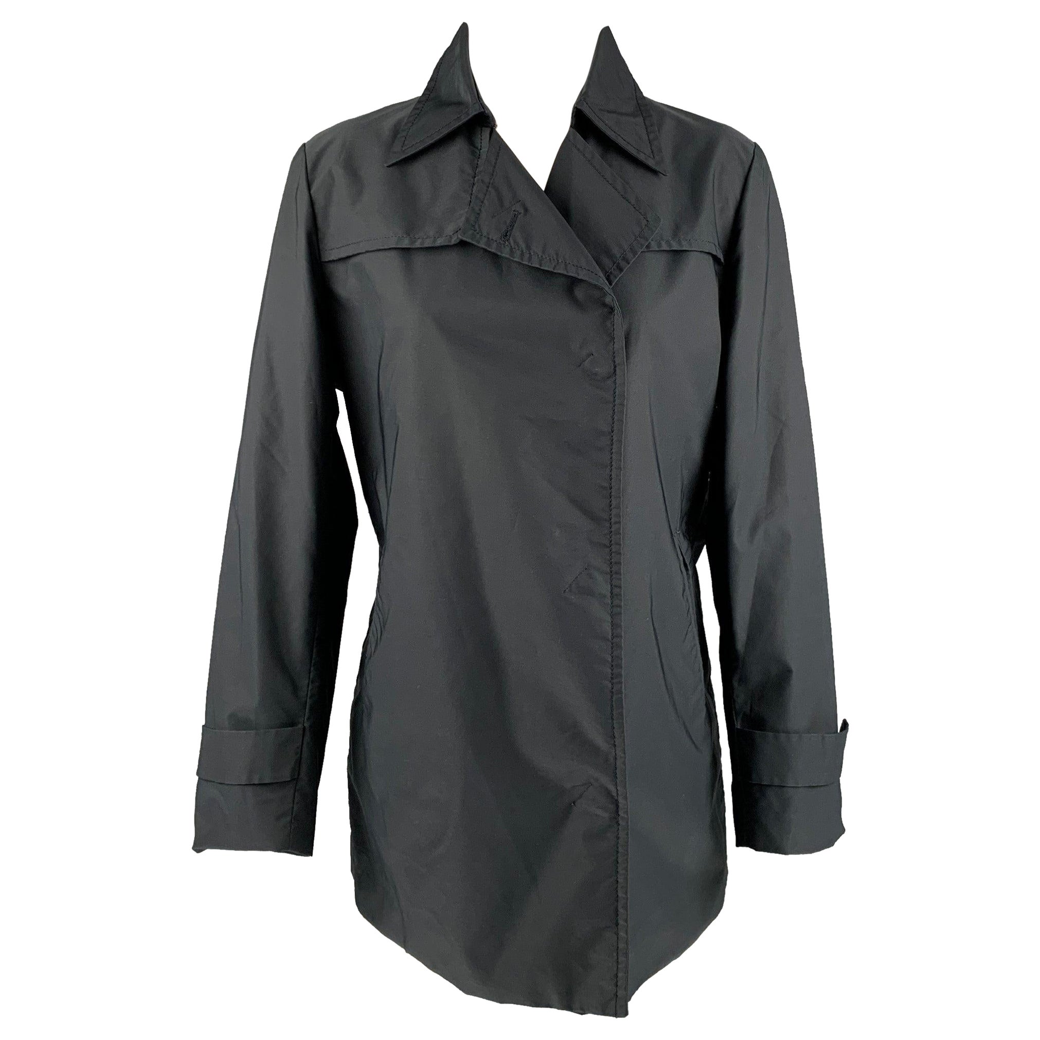 CoSTUME NATIONAL Size 6 Black Polyester Blend Jacket For Sale