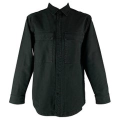 FEAR OF GOD Size L Black Solid Cotton Jacket