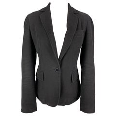 Used MARC by MARC JACOBS Size 8 Charcoal Cotton Jacket Blazer