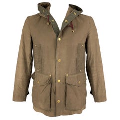 Used MARC JACOBS Size XS Olive Cotton Hooded Jacket