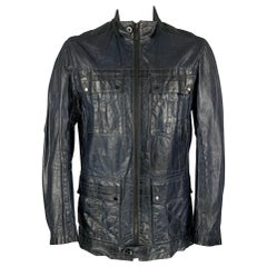 HUGO BOSS Size 44 Black Zip Up Jacket