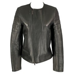 NEIL BARRETT Giacca nera con zip taglia S