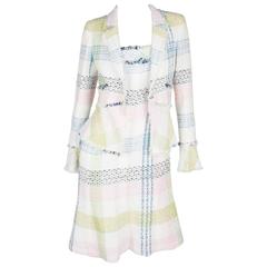 Chanel Dress - white/pink/green/blue