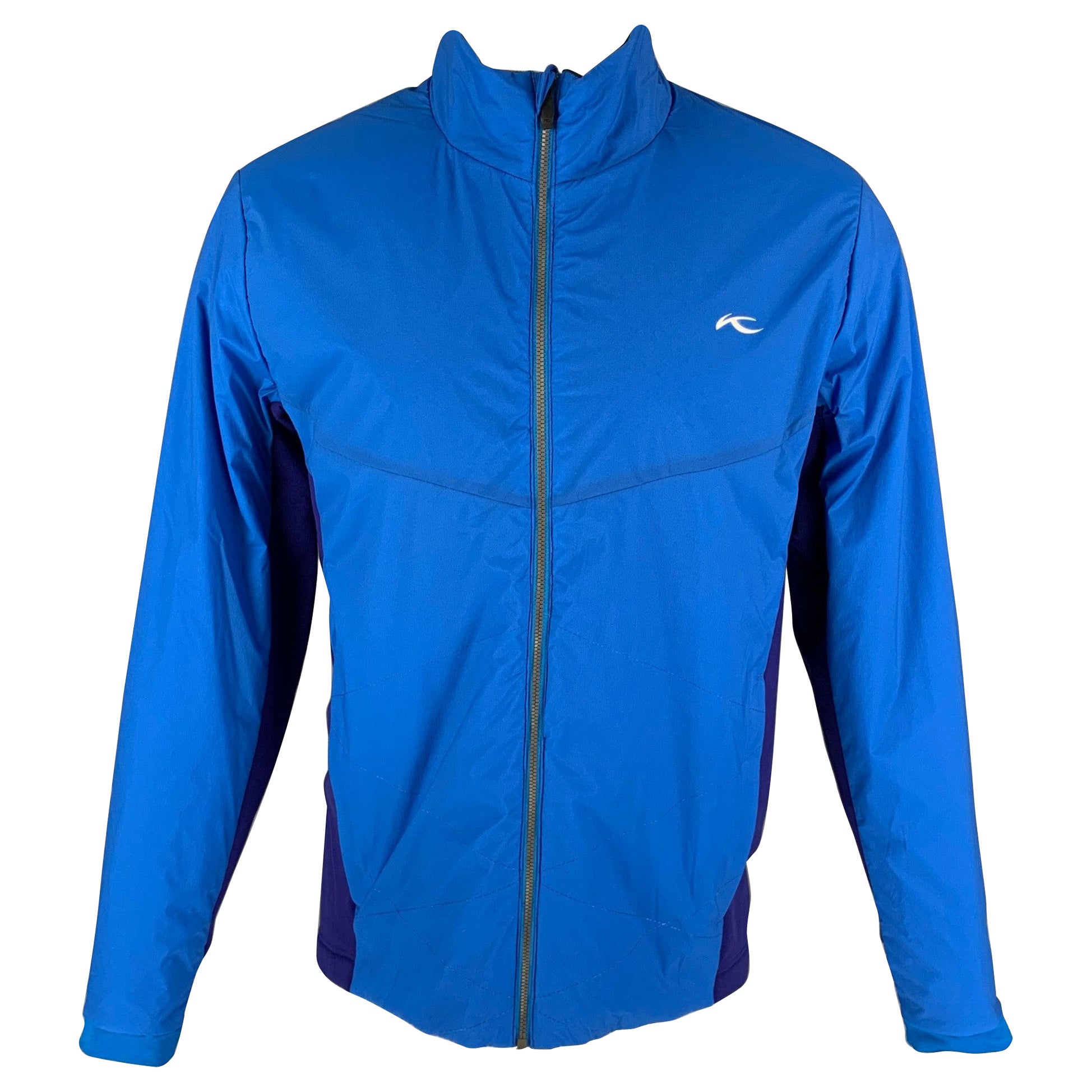 KJUS Size M Royal Blue Purple Two Toned Nylon Blend Zip Up Jacket