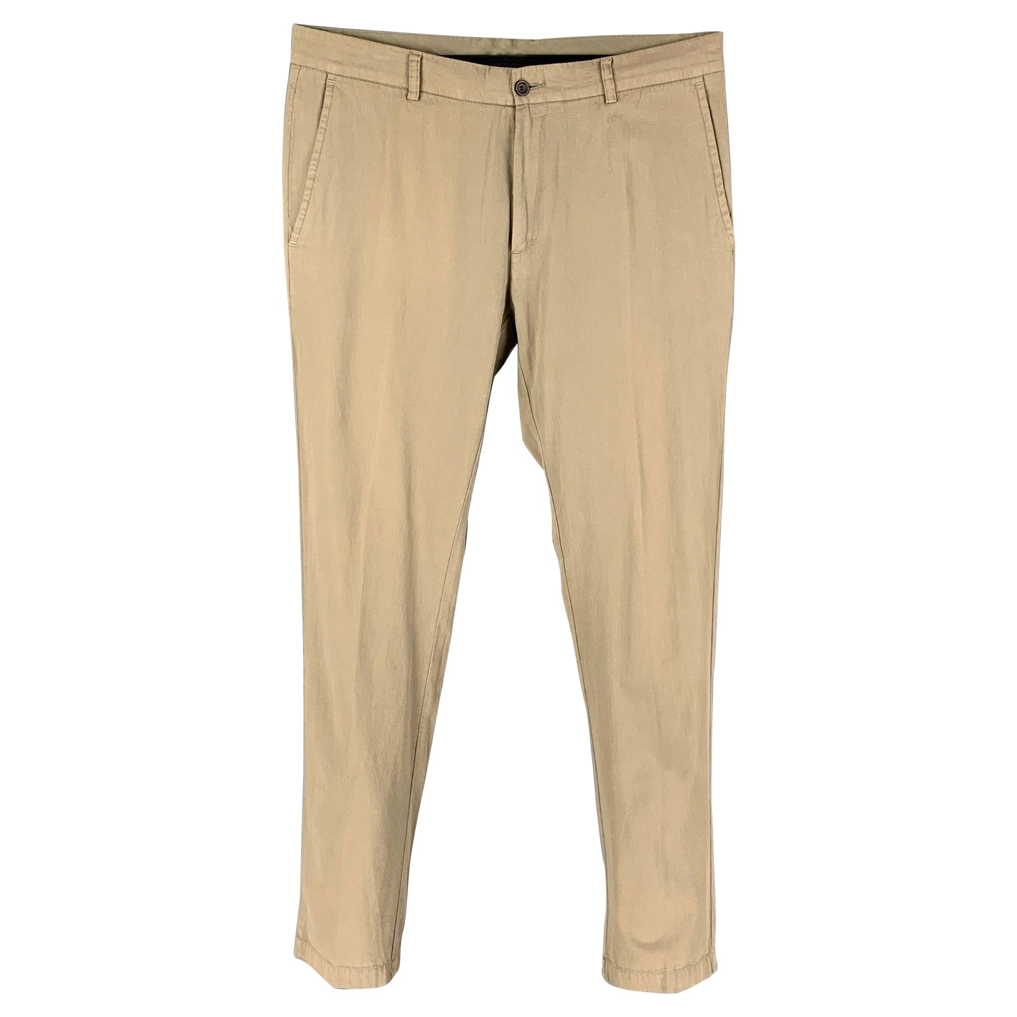 OUR LEGACY SS 15 Size 34 Olive Cotton Chino Casual Pants For Sale