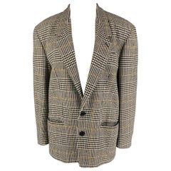 BYBLOS Taille 16 Veste pied-de-poule noir blanc Blazer