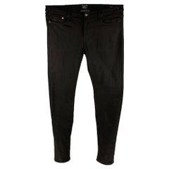 PAUL SMITH Size 36 Black Cotton Blend Jeans