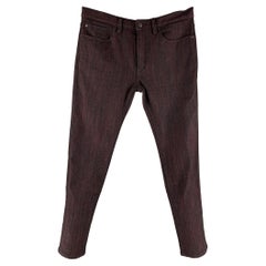 HUGO BOSS Größe 32 Schwarz Burgund Baumwolle Polyurethan Jeans