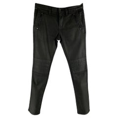 JOHN VARVATOS * U.S.A. Größe 30 Schwarze Jeans aus Baumwollmischung