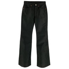 GUCCI Size 28 Black Cotton Bootcut Jeans