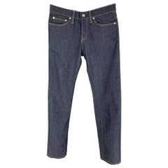 HELMUT LANG Taille 30 Bleu Coton Slim Multi Key Rings Jeans