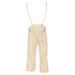 KAPITAL Size XS Beige Cotton Overalls