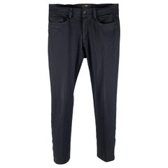 THEORY Size 30 Navy Zip Fly Casual Pants