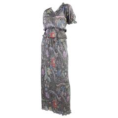 Vintage 1970's Missoni Metallic Ensemble 