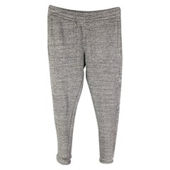 Z ZEGNA Size M Gray Cotton Blend Joggers Casual Pants