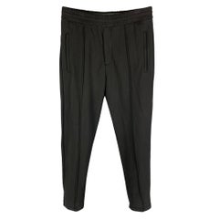 HELMUT LANG Talla S Pantalones Casual Algodón Negro Zip Fly