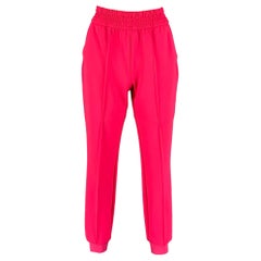 ALICE + OLIVIA Size 4 Pink Polyester Casual Pants