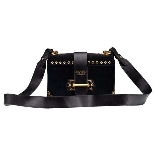 Prada - Pleated Crossbody Satchel For Sale at 1stDibs