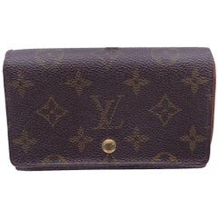 Used Louis Vuitton Monogram Canvas Porte Monnaie Tresor Wallet